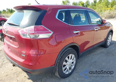 2014 Nissan Rogue S из США, поврежденный, VIN 5N1AT2MV6EC755829